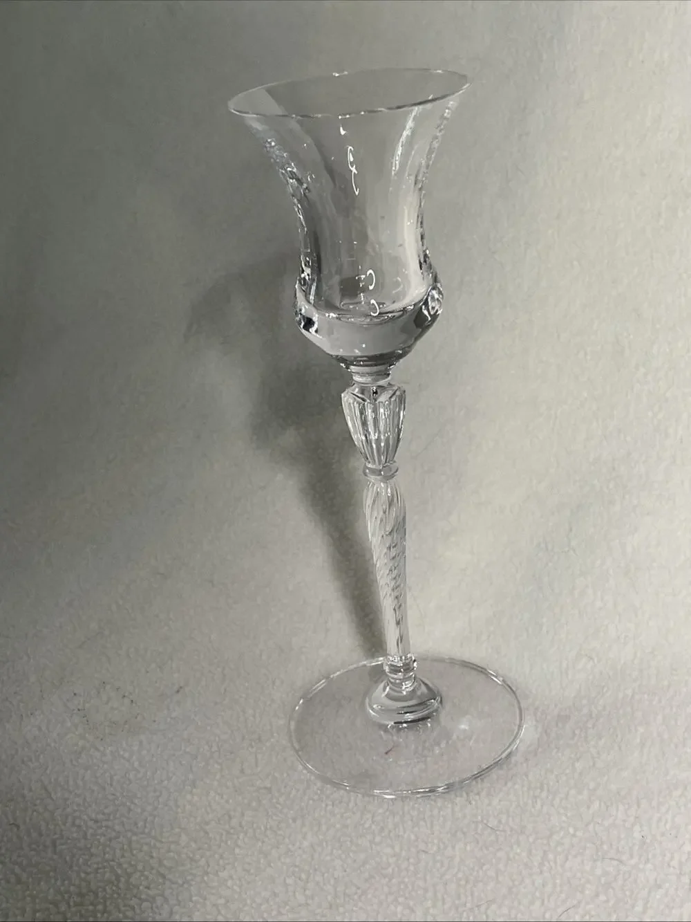 Royal Doulton Crystal Stemmed Candle Holder 7.5 Austria Vintage